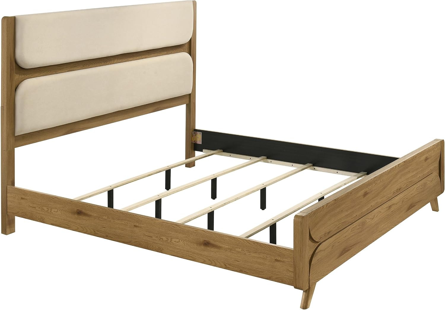 Coaster Home Furnishings - Bennett - Wood - Panel Bed with Upholstered Headboard