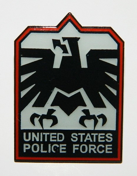 Escape From Los Angeles Movie U.S. Police Force Logo Enamel Metal Pin UNUSED