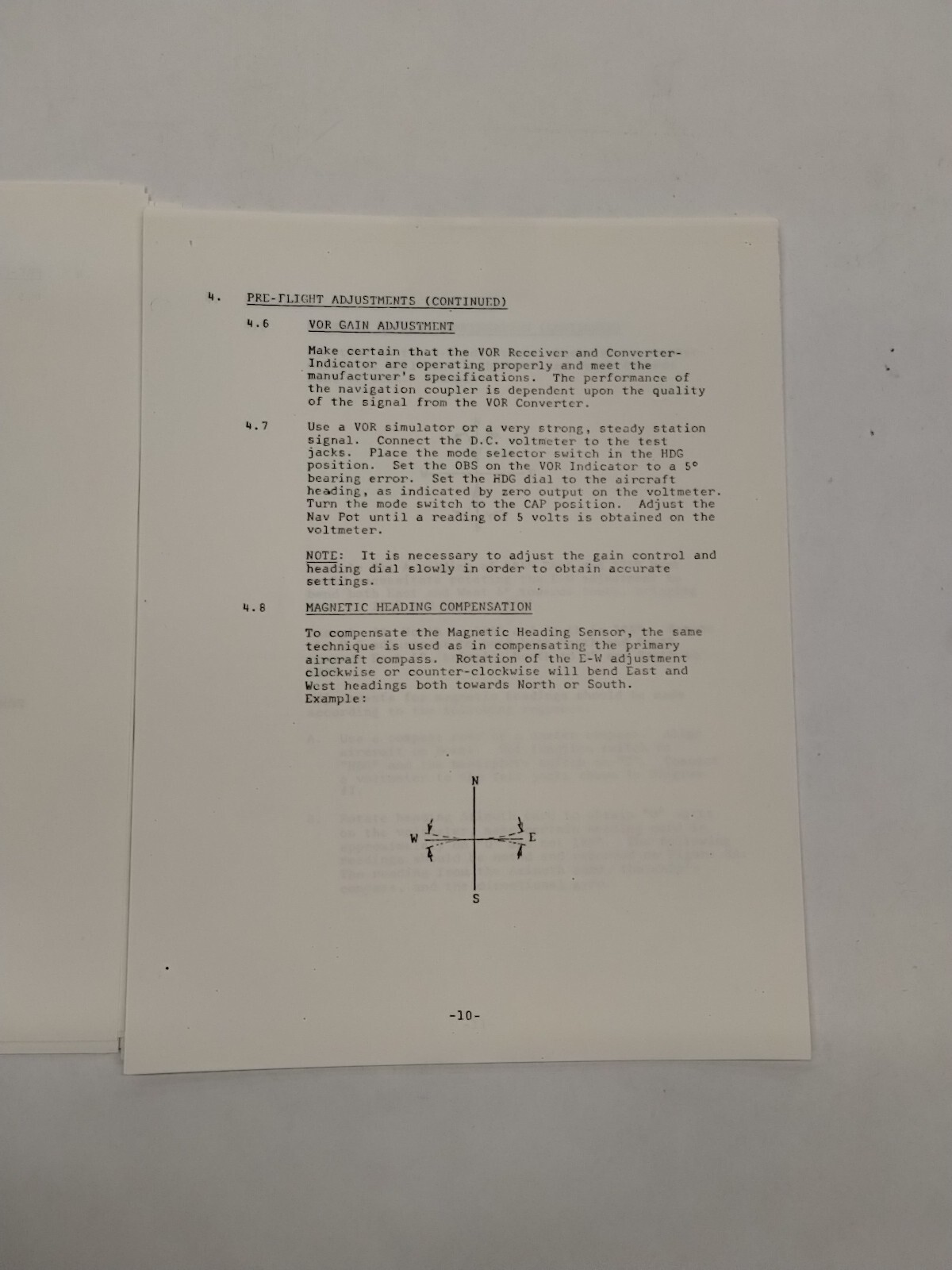 Brittain Industries Mooney Navigation Coupler Operation & Service Instructions