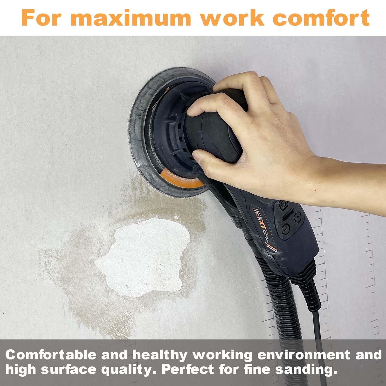 MAXXT Random Orbital Sander Brushless 350W Variable Speed 150mm (6")