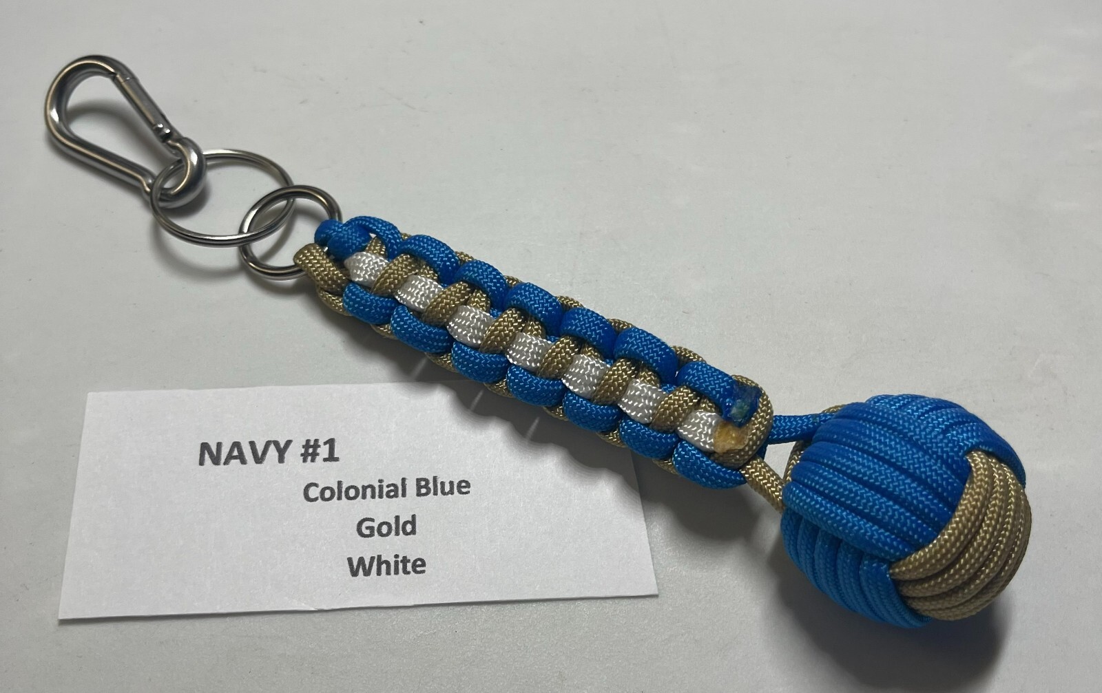 Military Monkey Fist Key Chains - Army 2