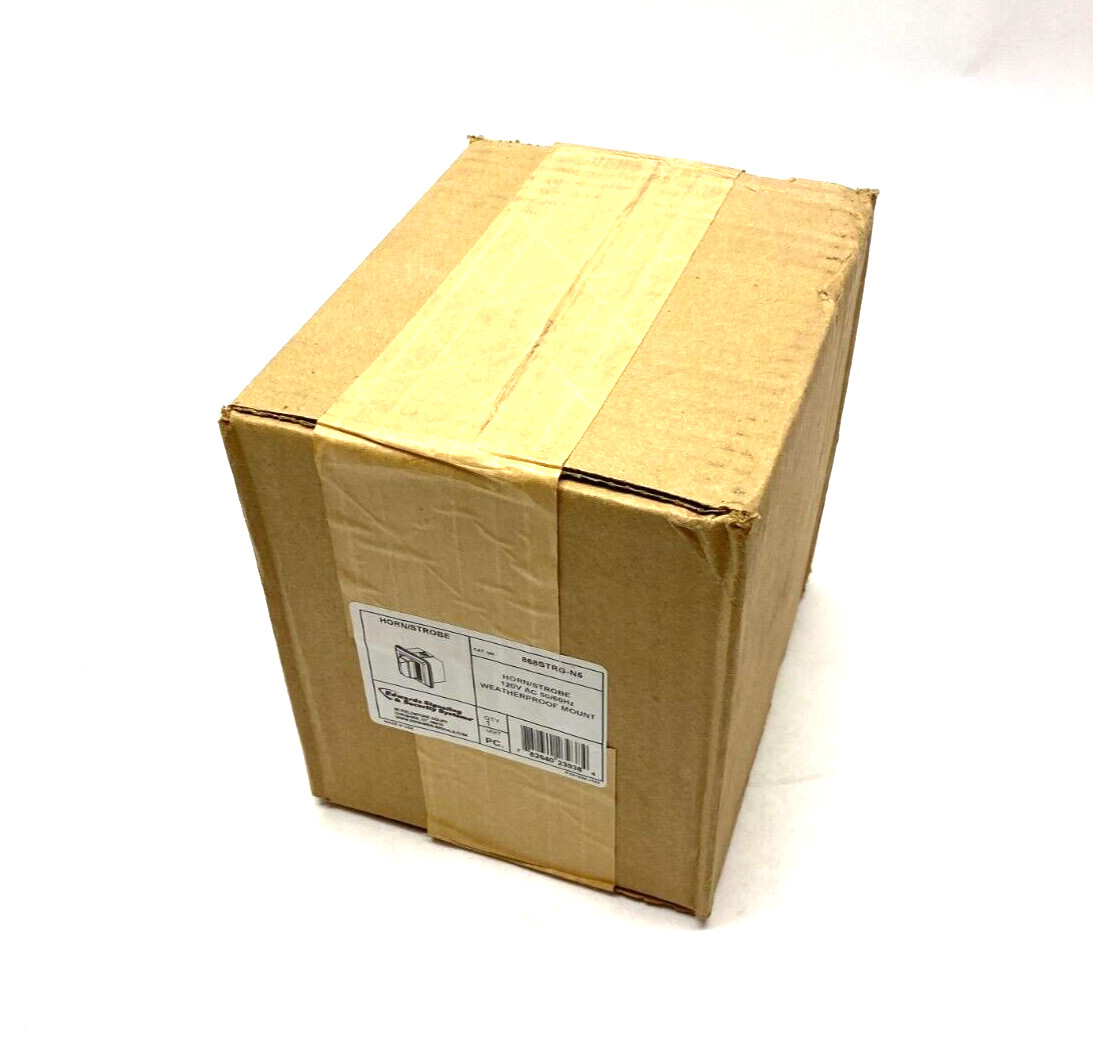 Edwards Signaling 868STRG-N5 Weatherproof Xenon Beacon Horn/Strobe 120VAC
