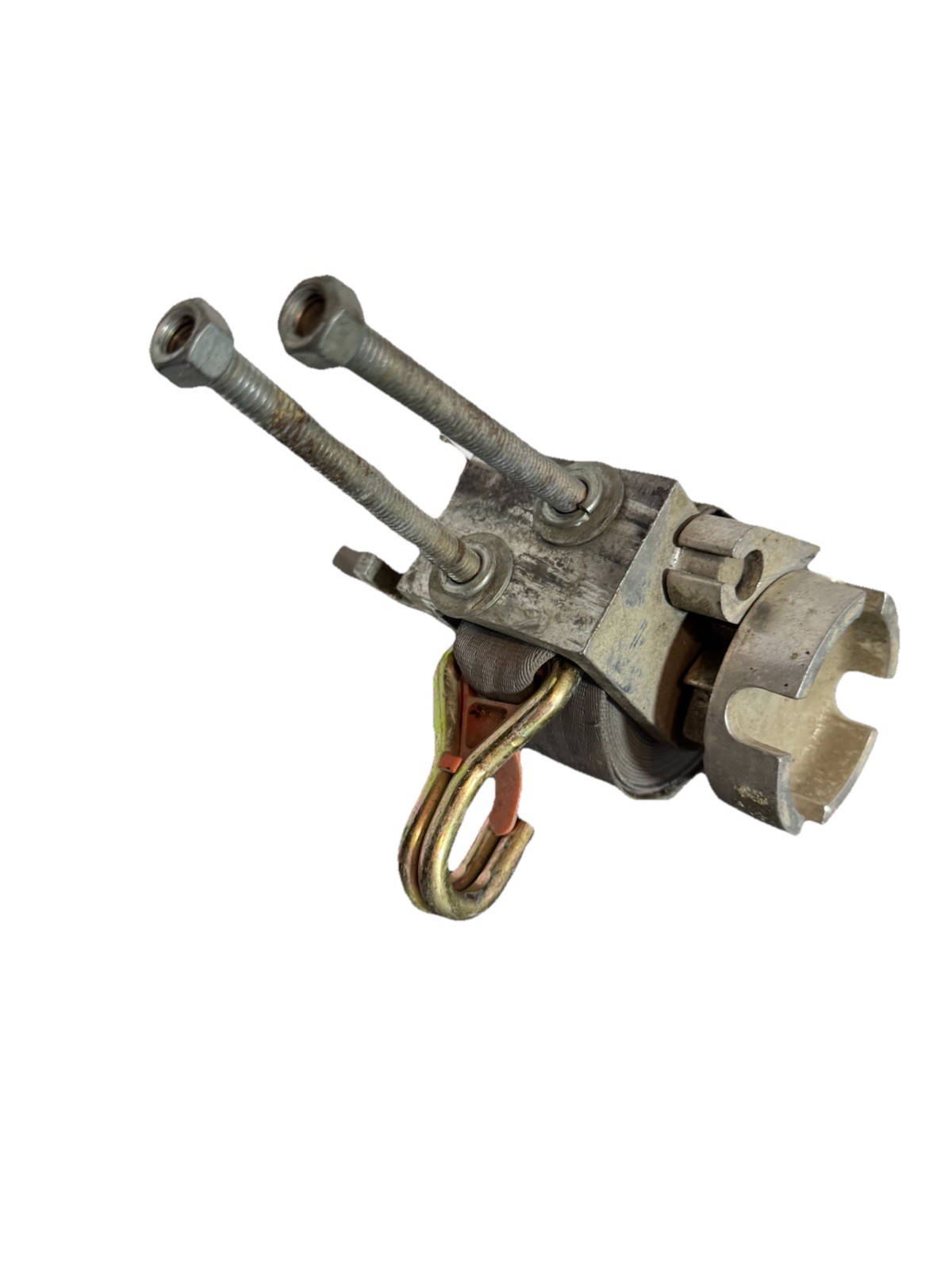 Manual Boat Trailer Winch Strap Ratchet Assembly Galvanized Steel Hook