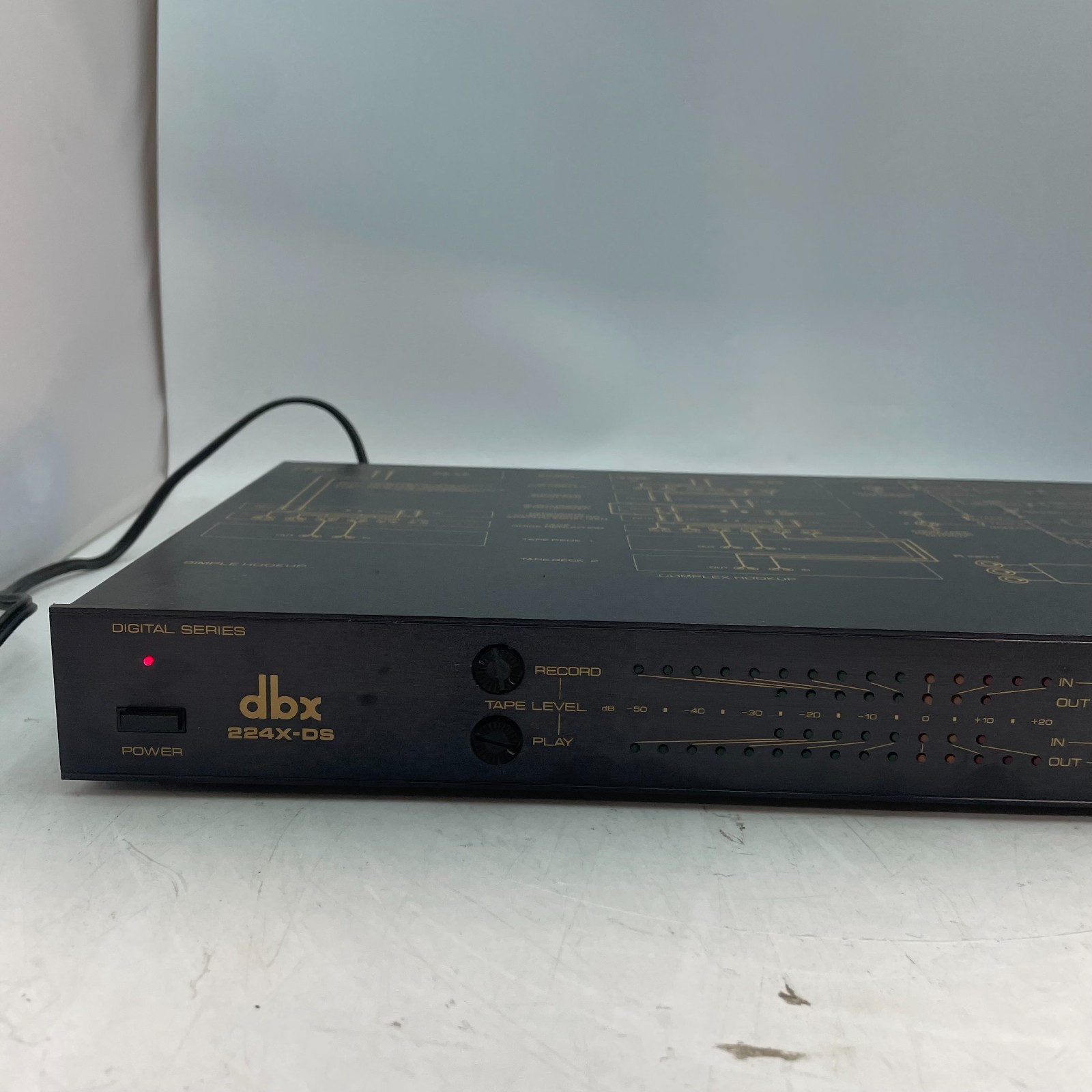 DBX Model 224X-DS Type II Digital Noise Reduction System TESTED WORKS