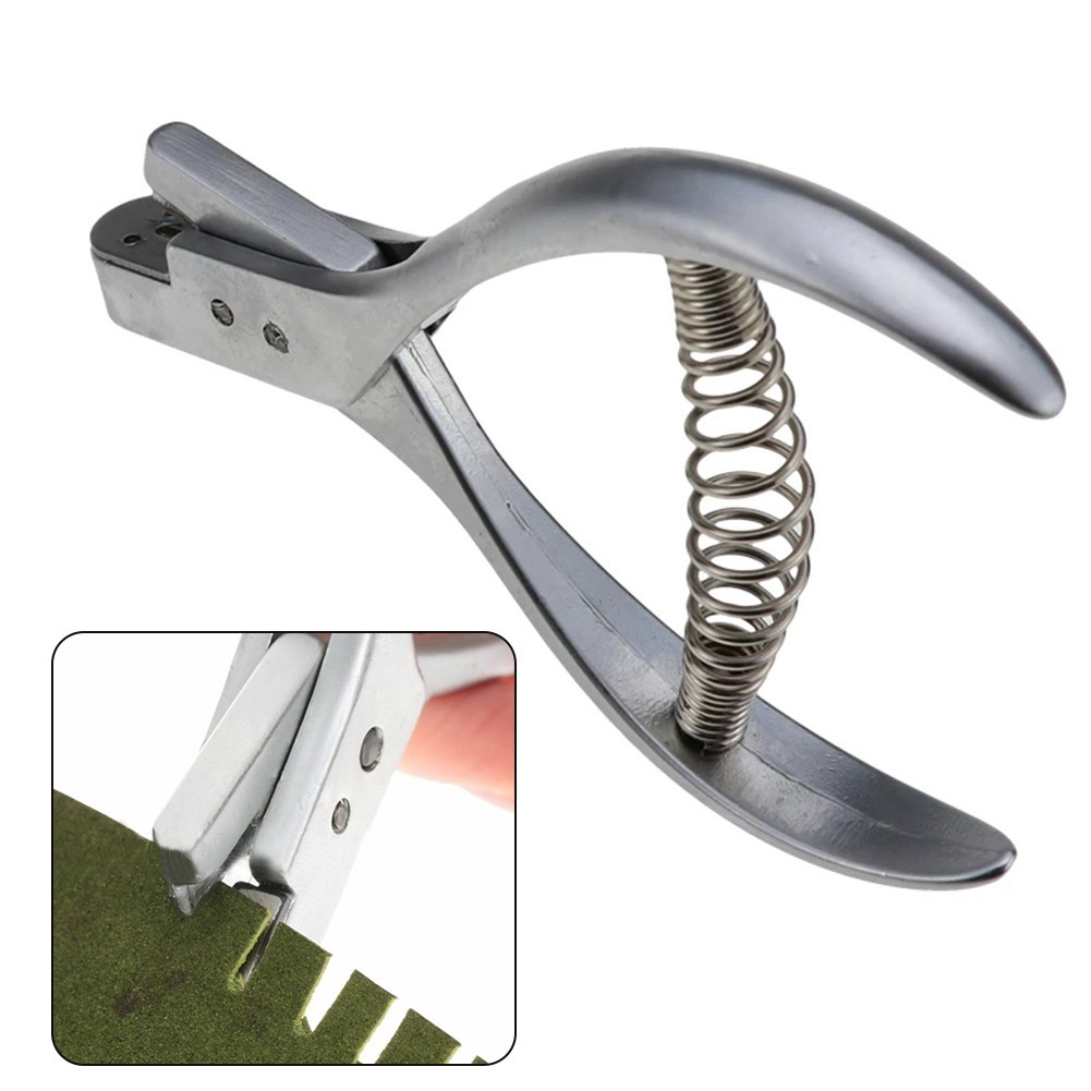 Pliers Punch Punch Pliers Oblong Silver 0.59*0.12" Hole Size 4.92" ID Card