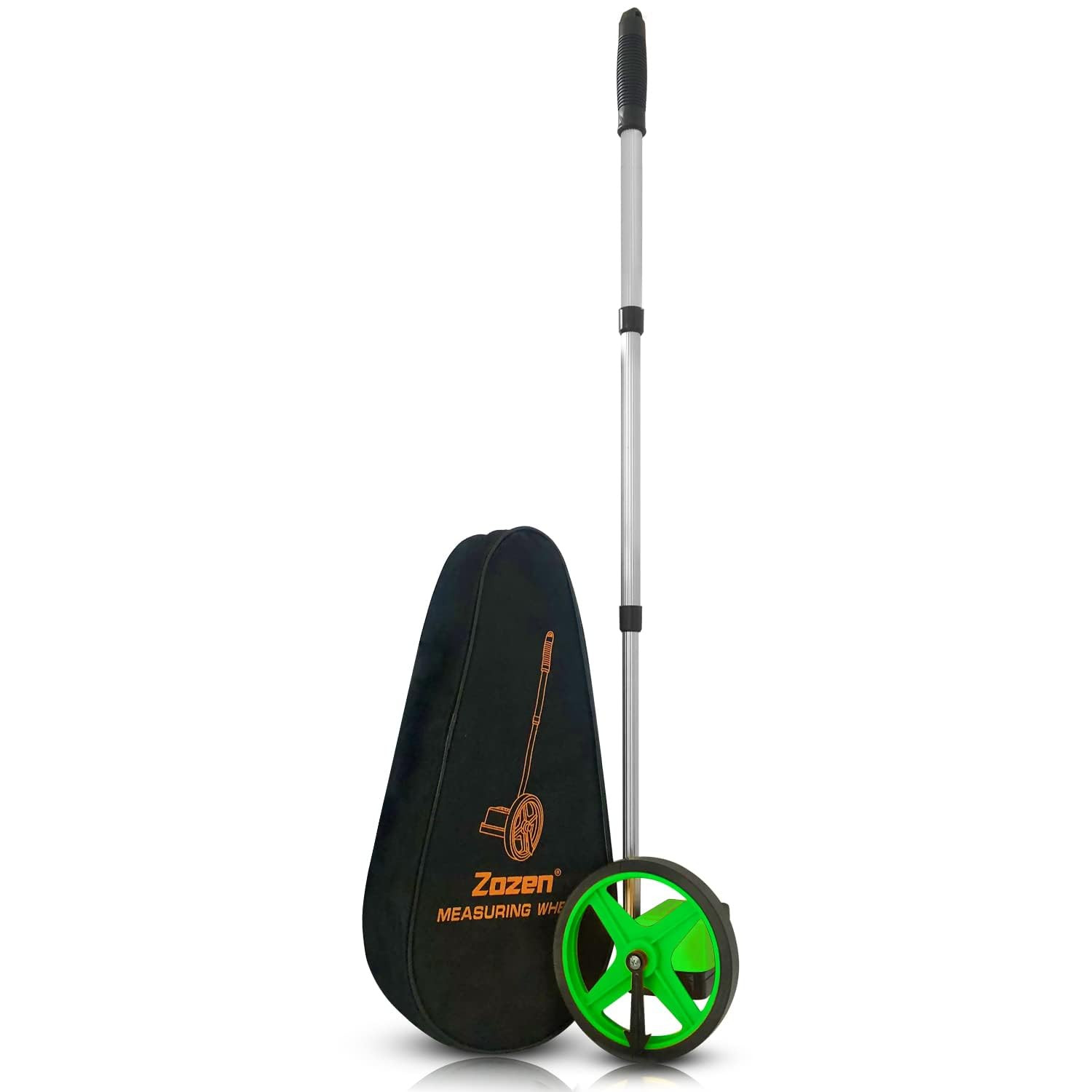 Measuring Wheel, 6 Inch, Distance Measurement in Feet and Inches, Carrying Bag