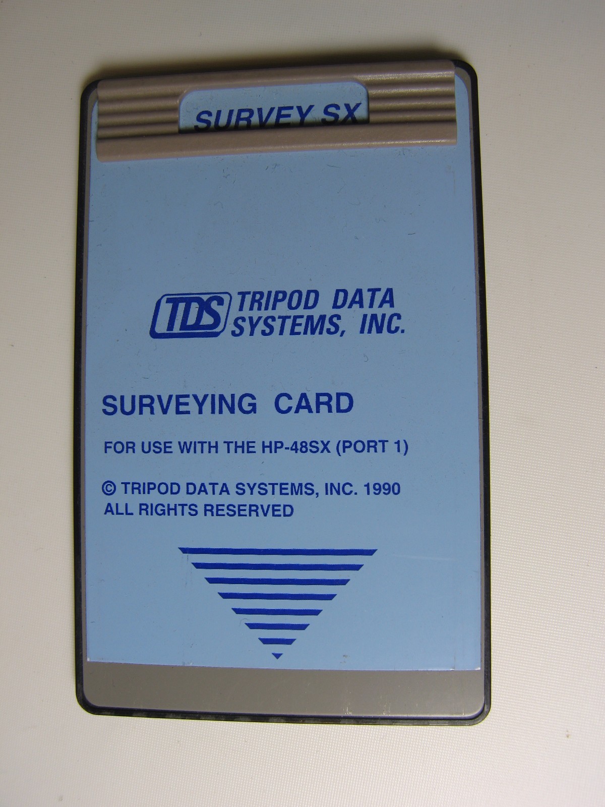 TDS SURVEY SX Surveying Card for use with the HP-48GX/SX