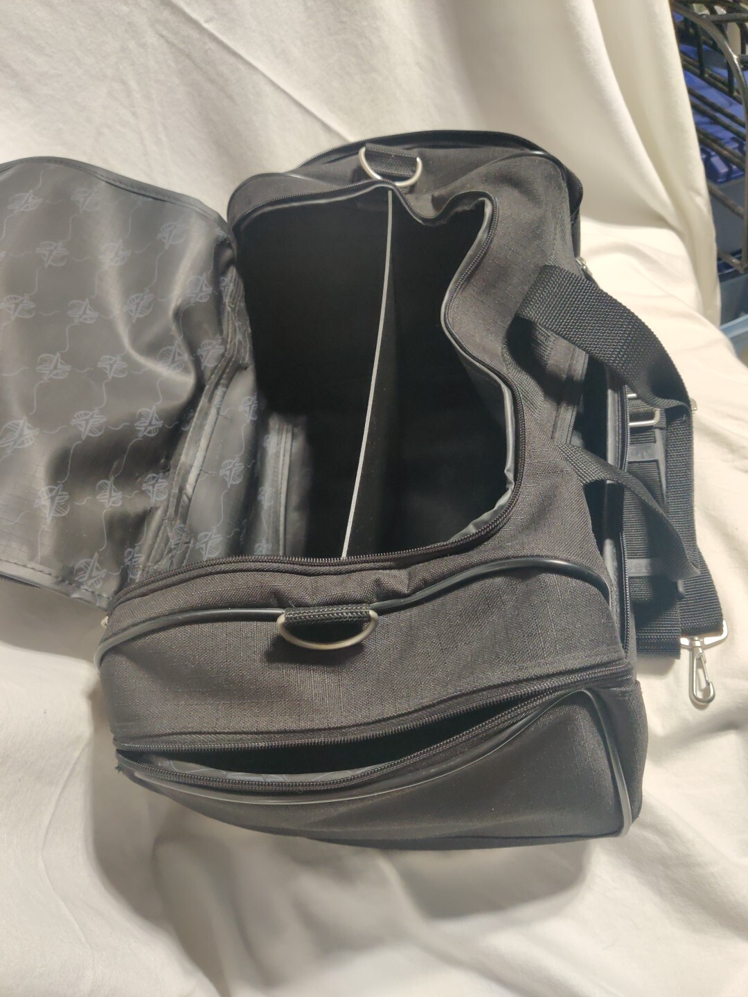 JEEP black duffle bag 16x9x9