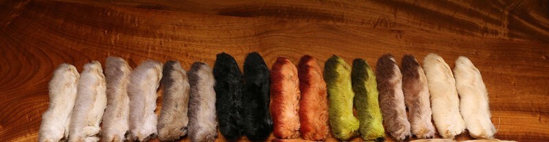 SNOWSHOE RABBITS FEET Hareline Dubbin' Fly Tying Dubbing & Dry Fly Winging