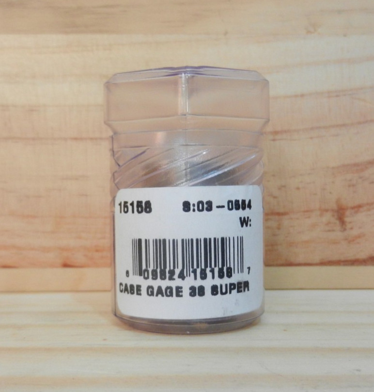 Dillon Precision Case Gage;  Stainless Steel;  For 38 Super;  15158