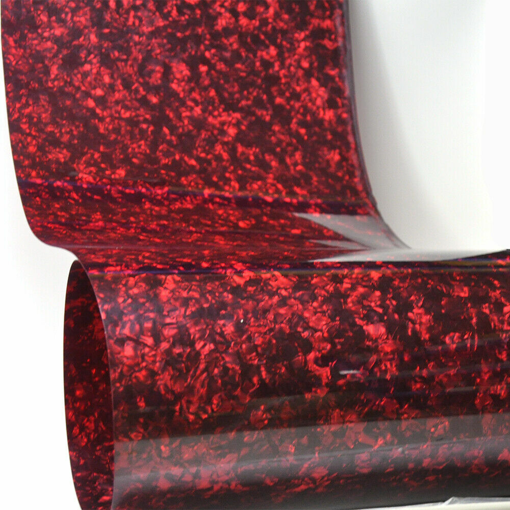 18" x 62" Drum Wrap 0.46mm Musical Instrument Deco Sheet Red Pearl