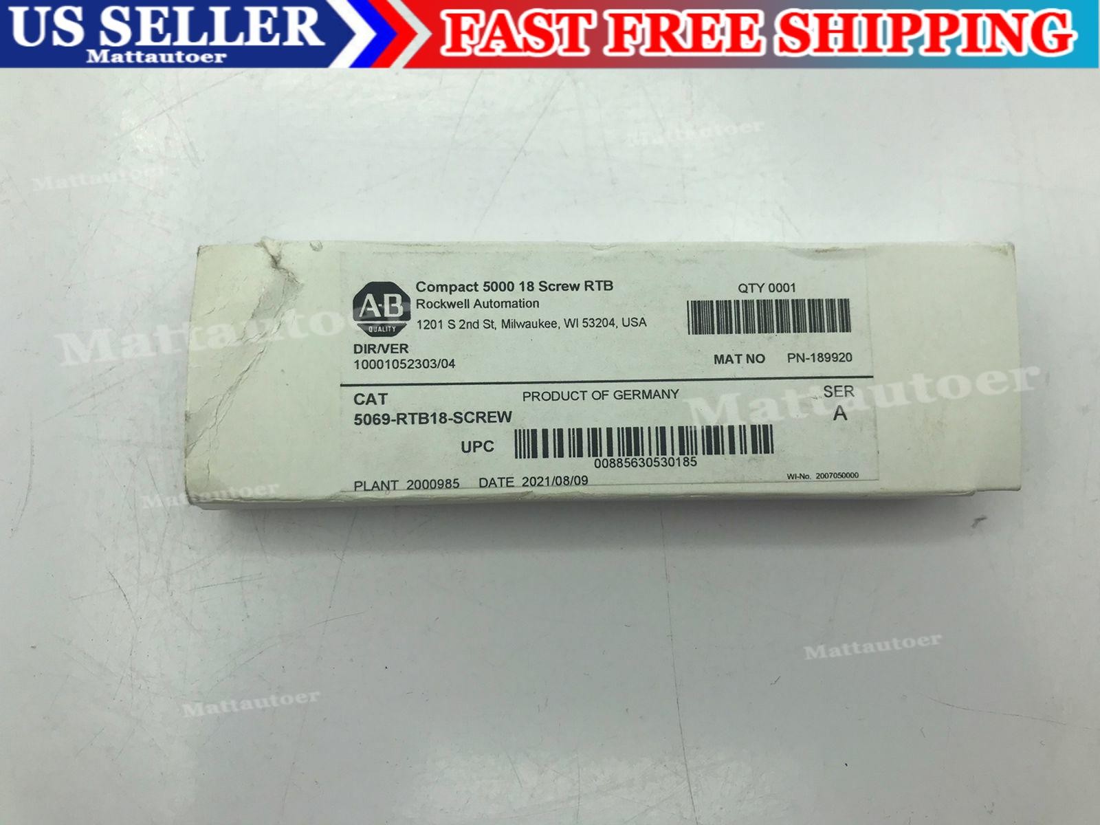 NEW ~ Allen-Bradley5069-RTB18-SCREW /A Compact 5000 18-Screw RTB SEALED