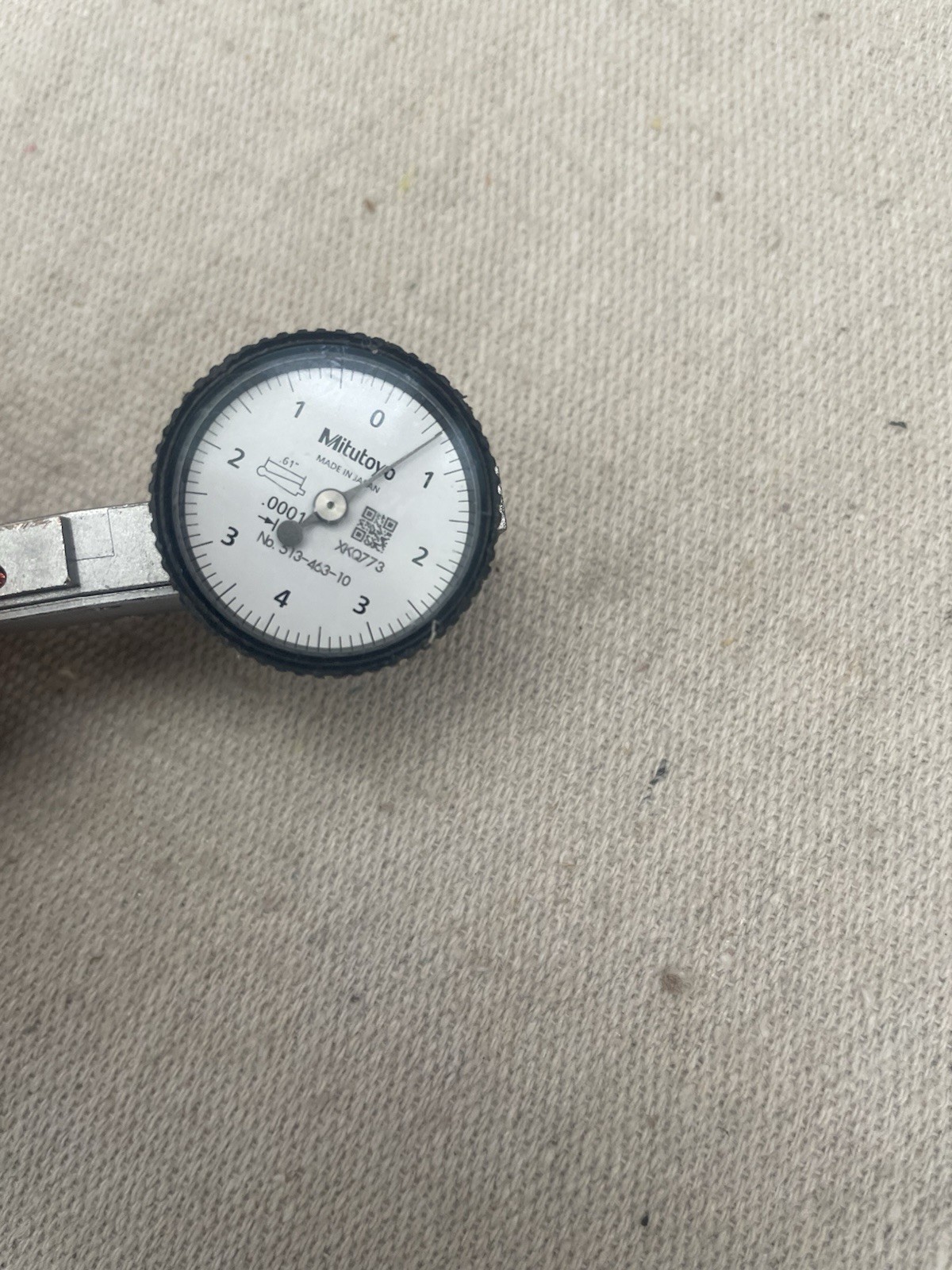Mitutoyo 513-463-10 Dial Test Indicator, Horizontal Type 0,001"
