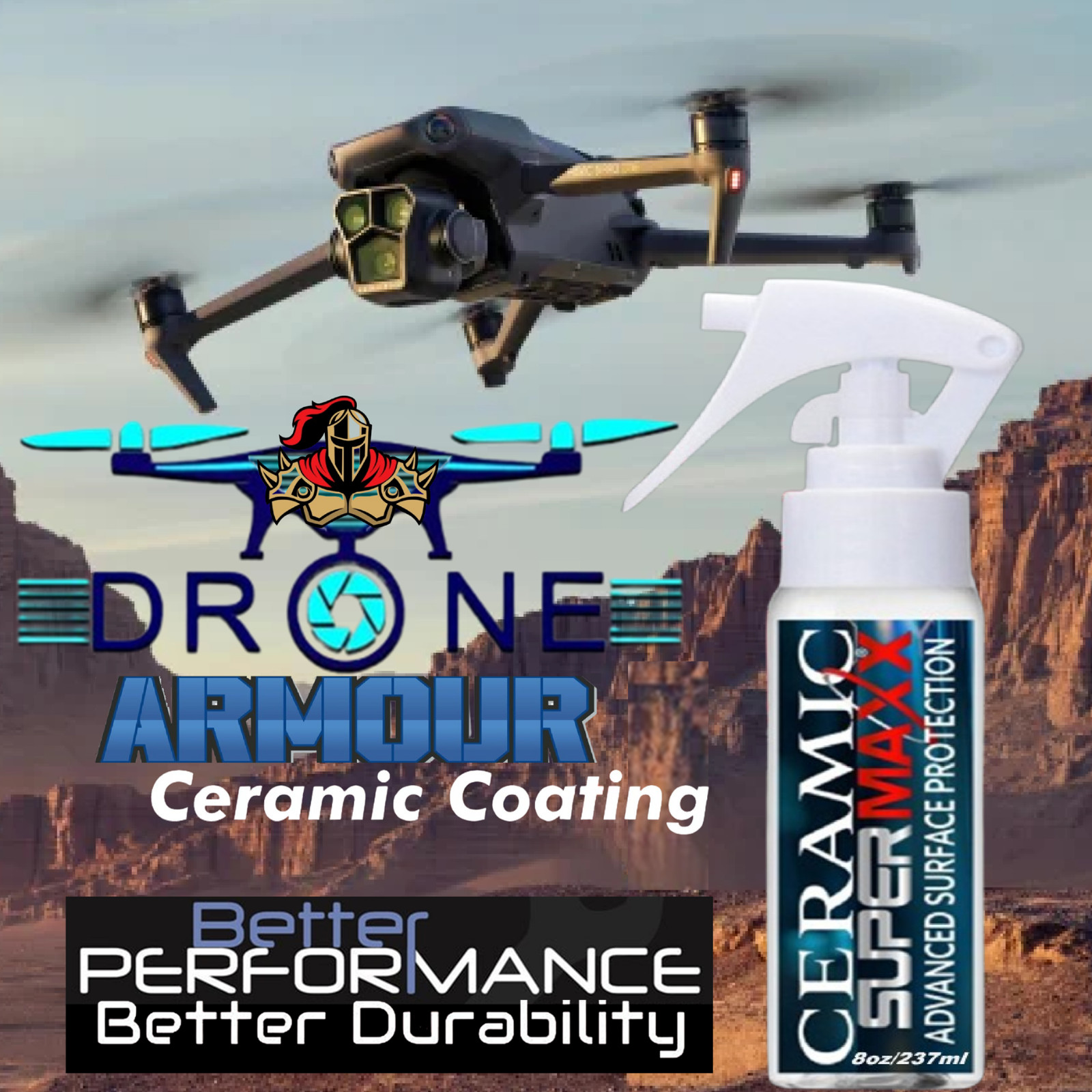 DRONES PROFESSIONAL CERAMIC COATING SPRAY ELECTRONICS GEARS CAMERA ALL SURFACES