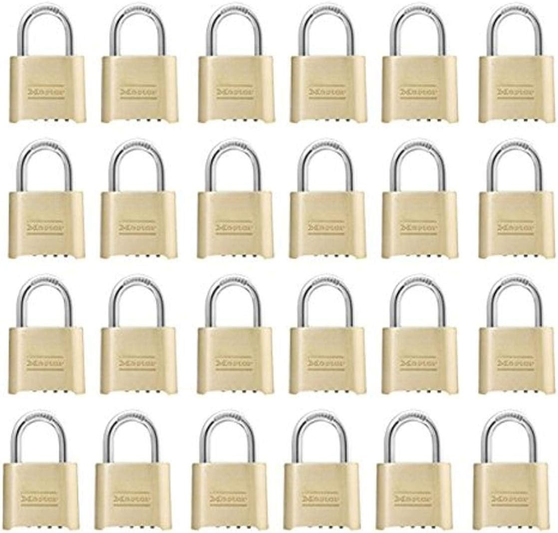 Master Lock 175D Resettable Set-Your-Own Combination Lock, Die-Cast, with 1-Inch