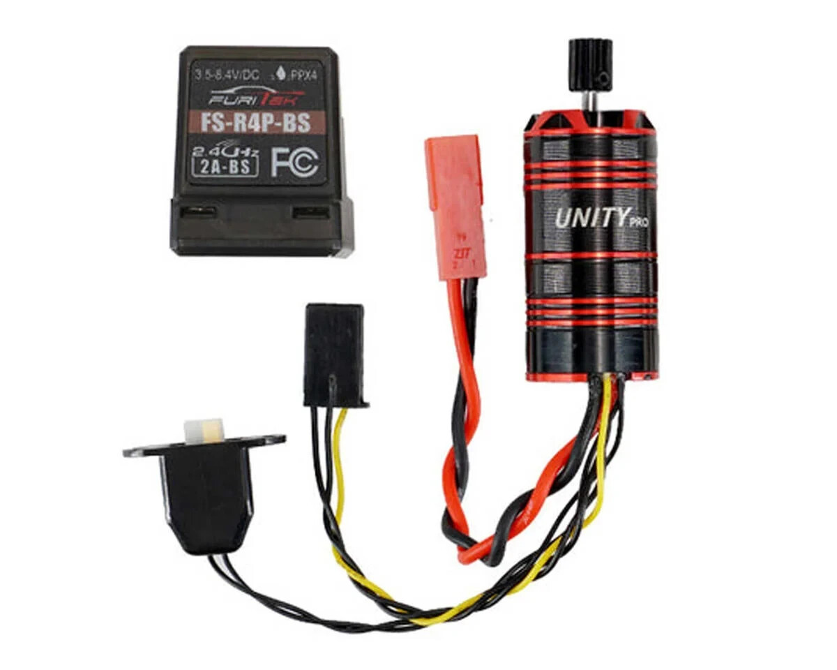 Furitek Unity Pro 3500KV 2in1 Micro FOC Brushless System RX for Redcat Ascent 18