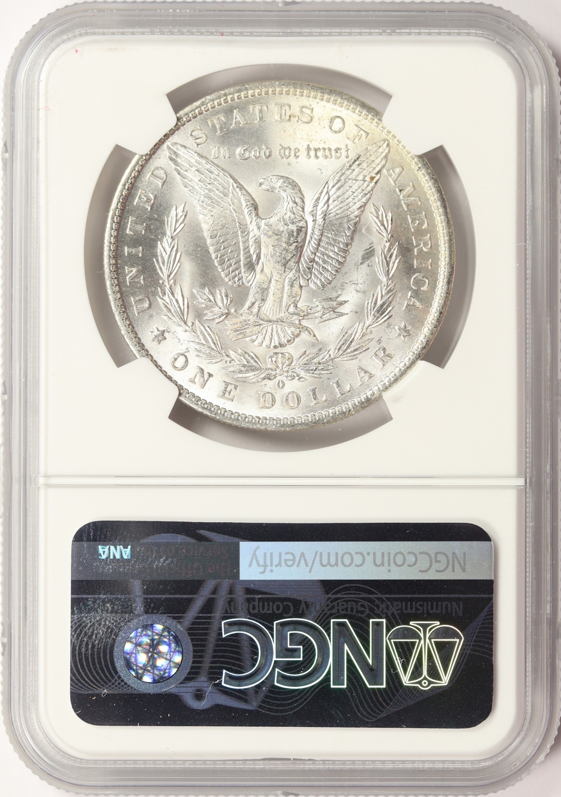 1884-O Morgan Silver Dollar $1 NGC MS63