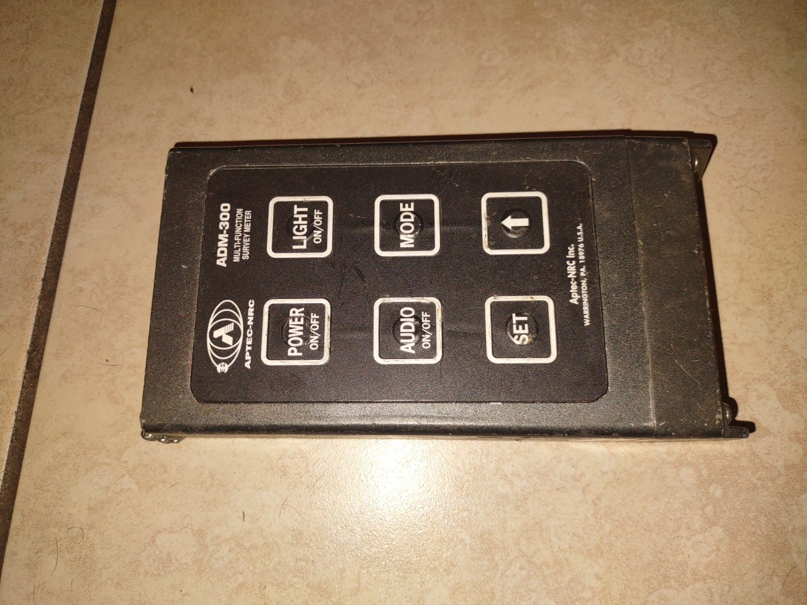 Aptec-NRC ADM-300A Multi-Function Radiation Detector Survey Meter