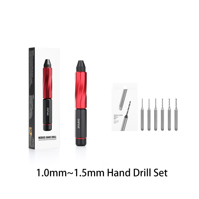 DSPIAE AT-MHD Mobius Hand Drill Dual-bearing Spin-Lock Model Drilling Tools