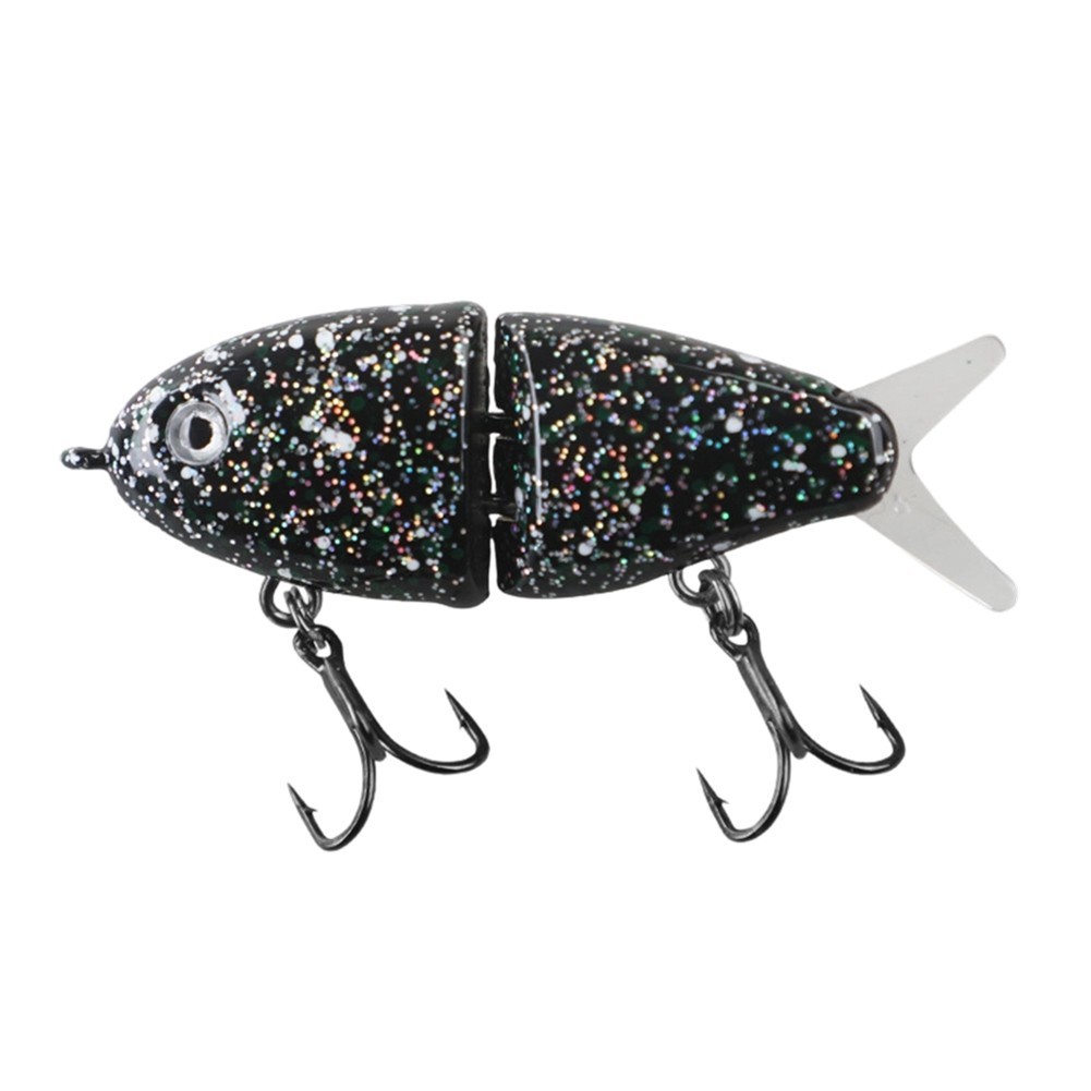 6cm 6.5g Slow Sinking Two-Joint Swimbait Fishing Lure for Bass and Trout