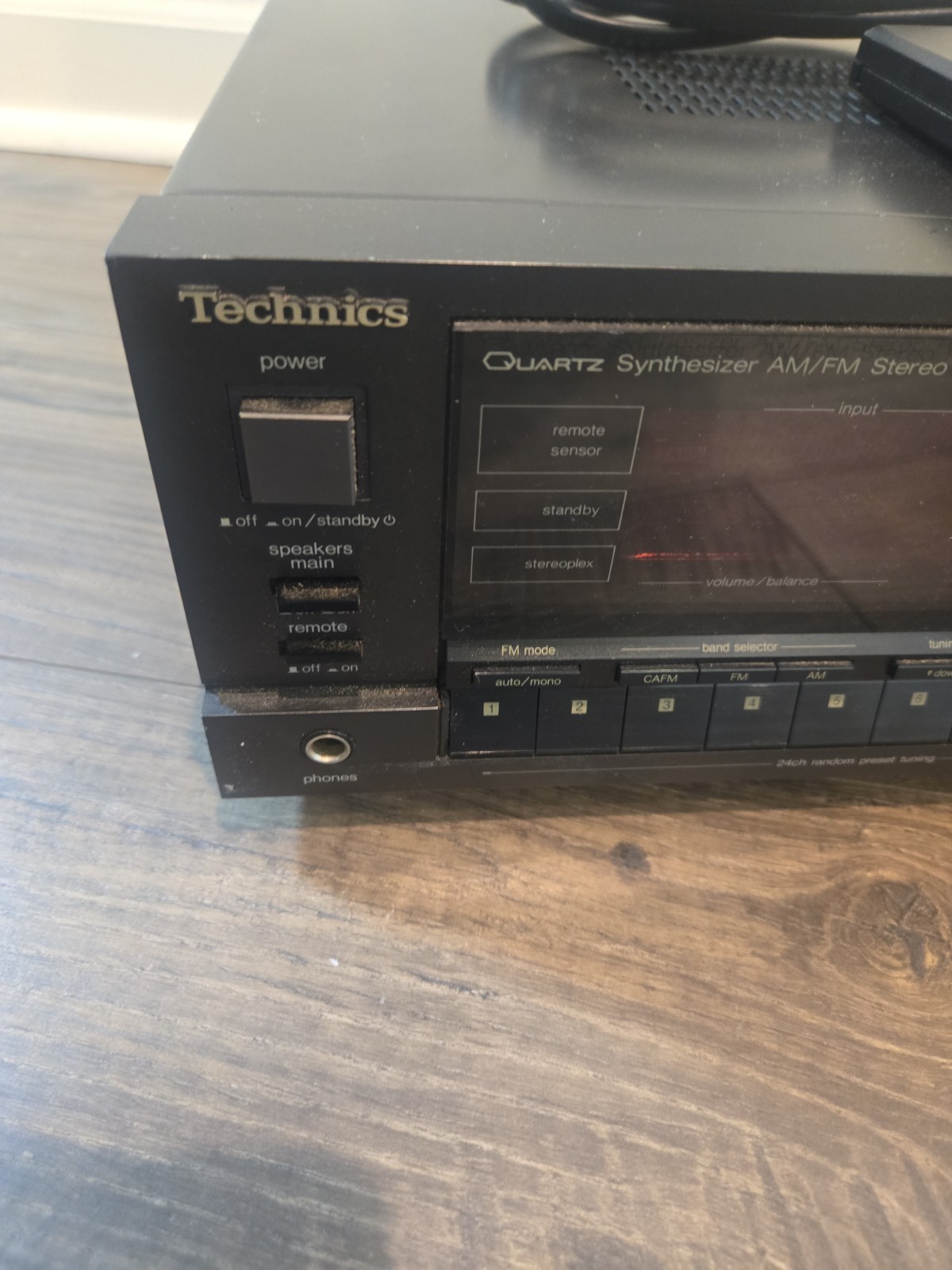 1980's Rare Technics Stereo Receiver SA-R410 No Remote Tested & Working