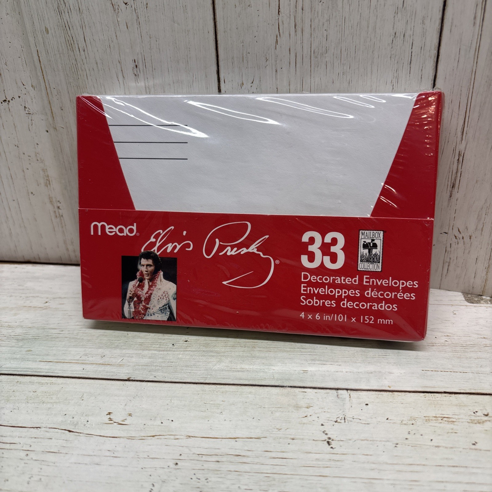 ELVIS PRESLEY STATIONERY ENVELOPE SET 33 decorated envelopes New