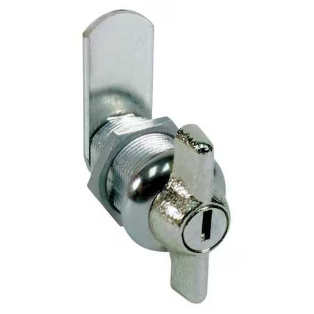 Compx Fort Mfwlt078-Kd Wing-Handle Keyed Cam Lock, 9/16 In For Door Thickness,