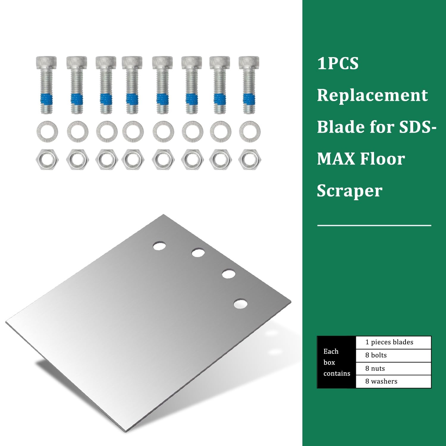 Monkey King Bar- SDS Max/Hex/Notch Floor Scraper Replacement Blades for 6-in ...