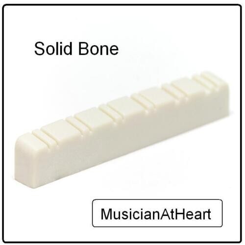 MusicianAtHeart REAL BONE NUT for 12 String Guitars - UNIVERSAL FIT - USA SHIP