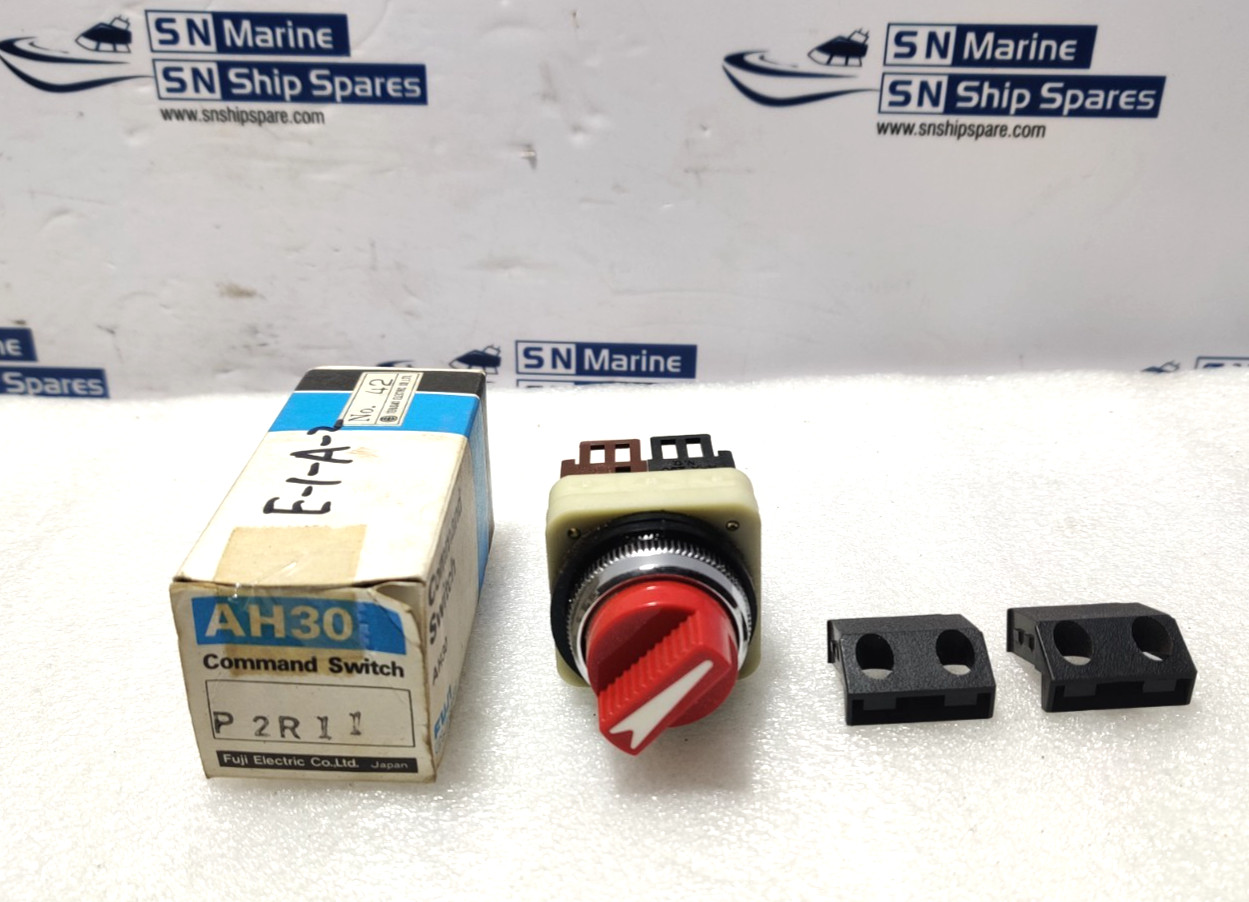 Fuji Electric AH30-P2 Command Selector Switch 250V6A H.D. 600VAC Max AH30-P2R11