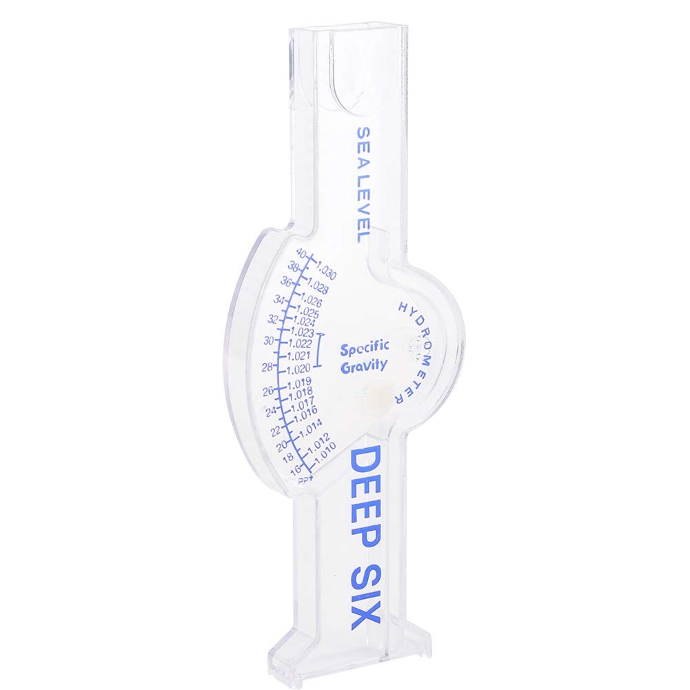 Salt Tester Aquarium Salinity Meter Acrylic Portable Seawater Measuring Device