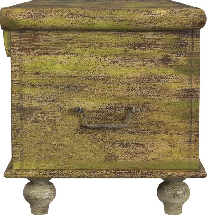 Hand-Painted Vintage Mesa Trunk Coffee Table