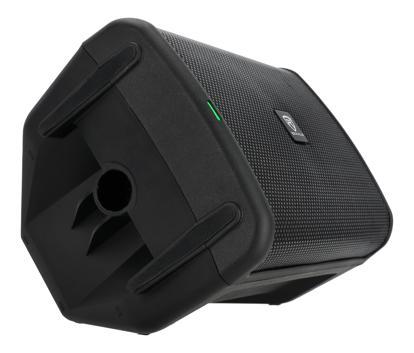 Rockville TITAN ONE PRO Battery Powered Live Performance 8" PA Speaker+Stand