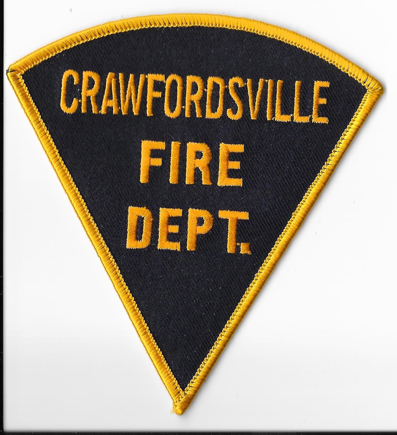 Crawfordsville Fire Department, Indiana Shoulder Patch V2