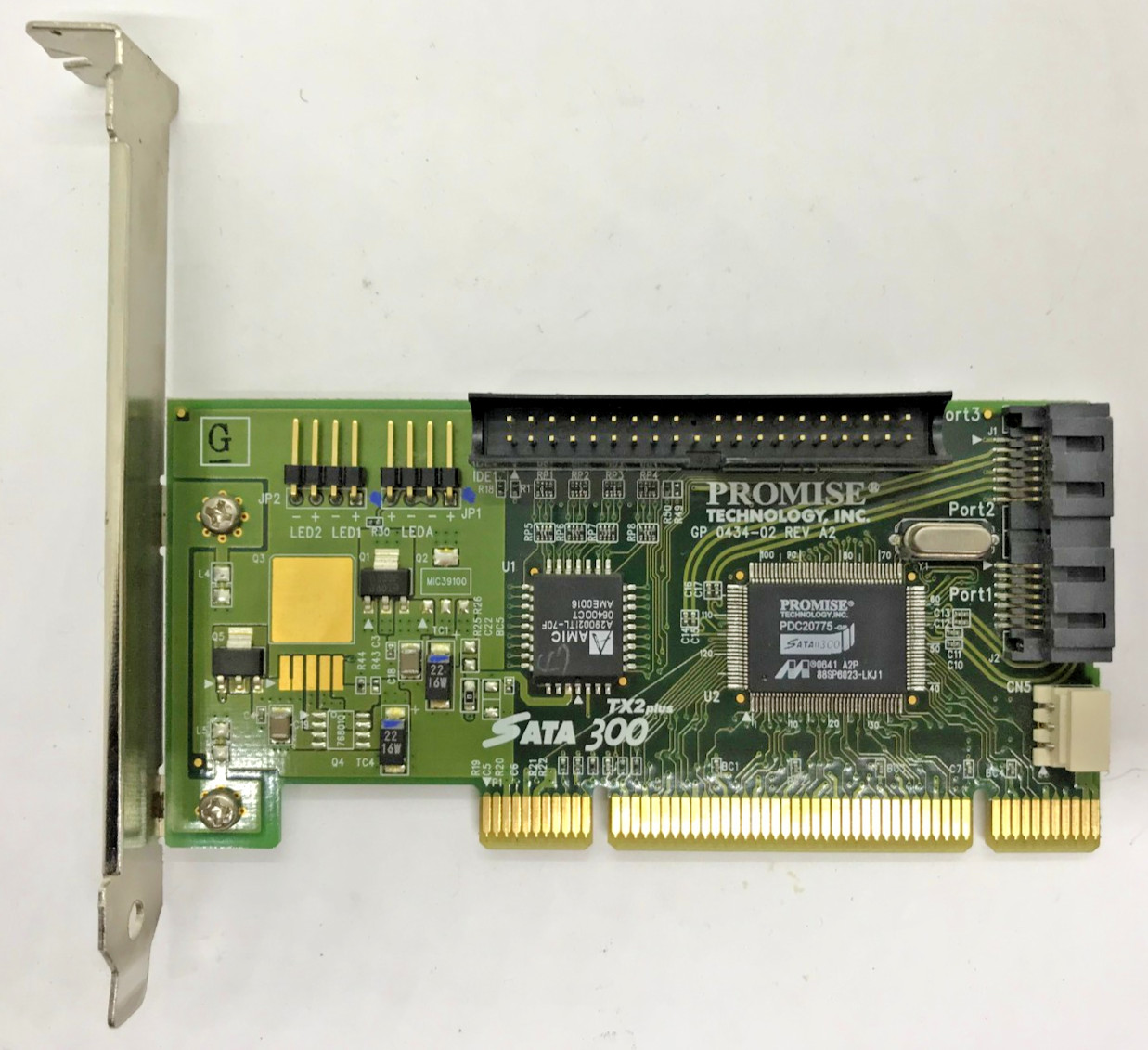 PROMISE TECHNOLOGY SATA300 TX2plus 2x SATA 3Gb/S 1x IDE PCI Adapter Card#GK11767