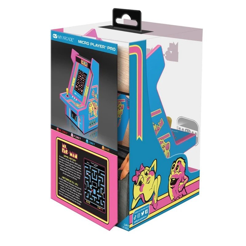 Ms Pac-Man My Arcade Micro Player PRO Mini Arcade Machine DGUNL-7009 Retro Game