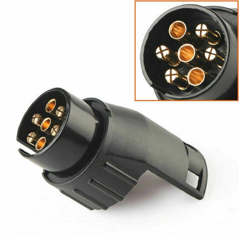 7 to 13 Pin Plug Trailer Truck Electric Adapter Tow-bar Towing Socket Converter
