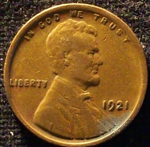 1921-P Lincoln Wheat Cent