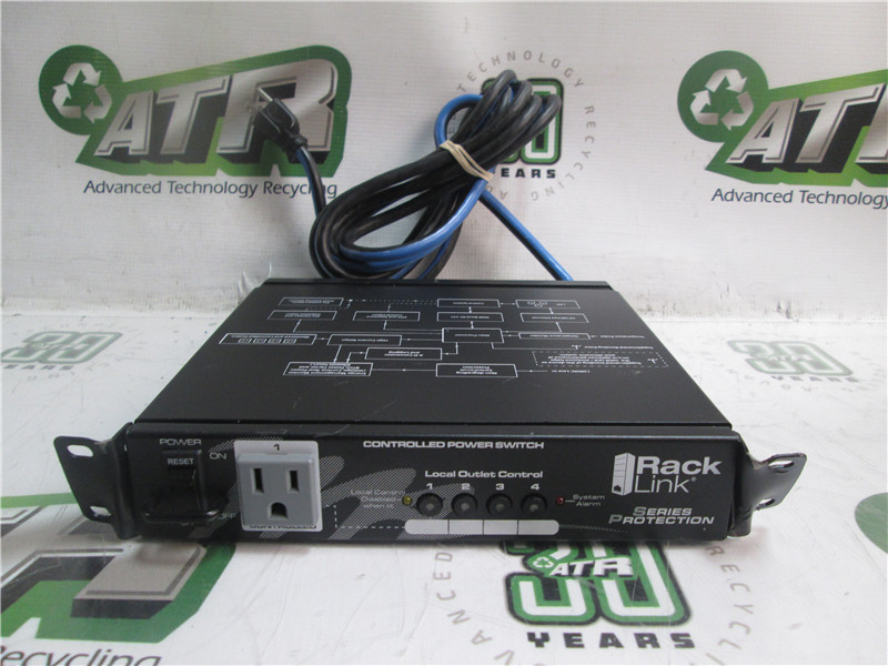 Middle Atlantic RLNK SW415R SP Power Switch 4 Outlet 15A Rack Mount Tested