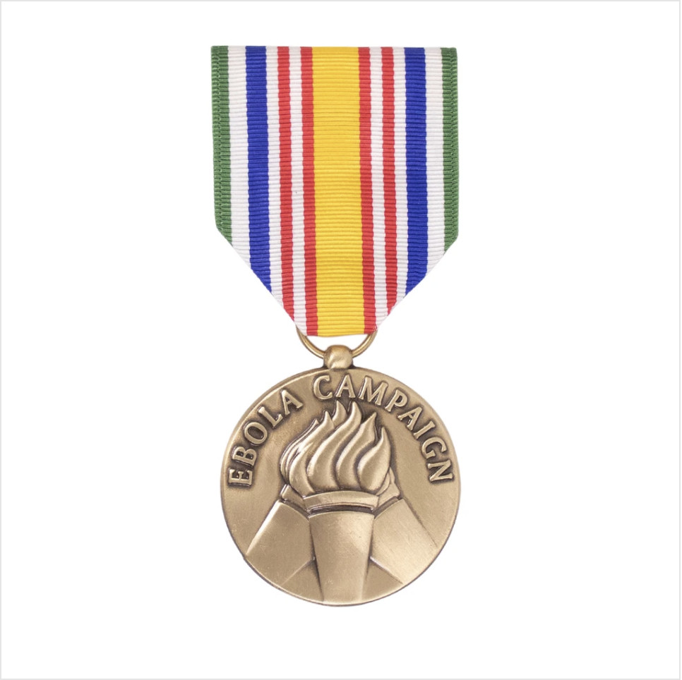 GENUINE U.S. FULL SIZE MEDAL: PUBLIC HEALTH SERVICE EBOLA CAMPAIGN