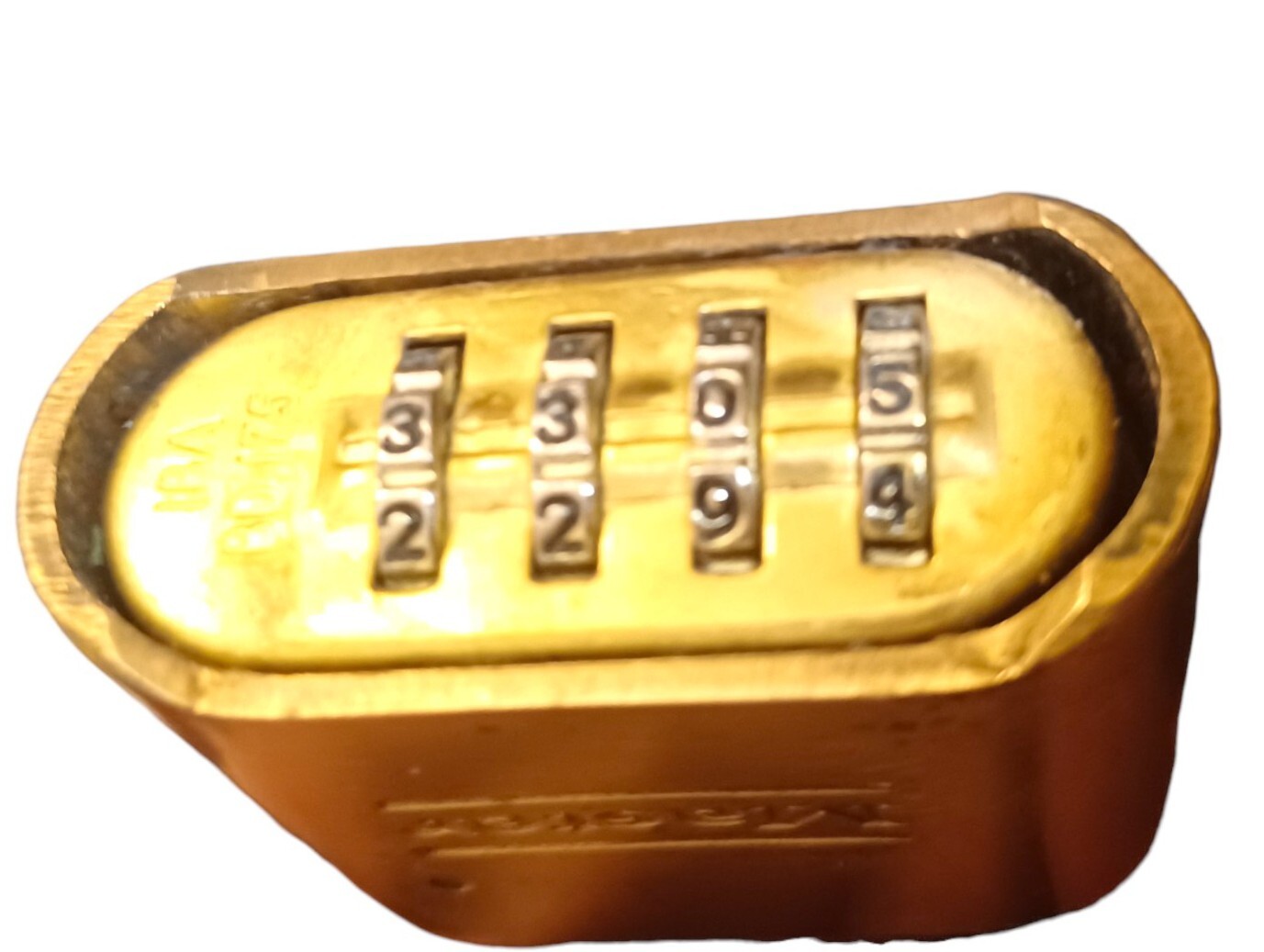 Combination Padlock 2" inch Master Lock No 175D Used WORKING w Combo