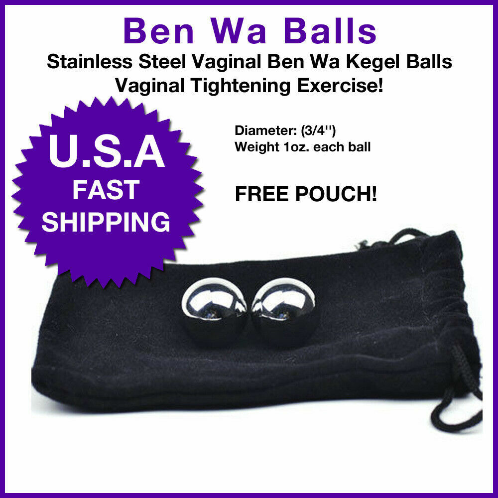 Vaginal Ben Wa BenWa Kegel Balls Vaginal Tightening Exercise Stainless Steel Set