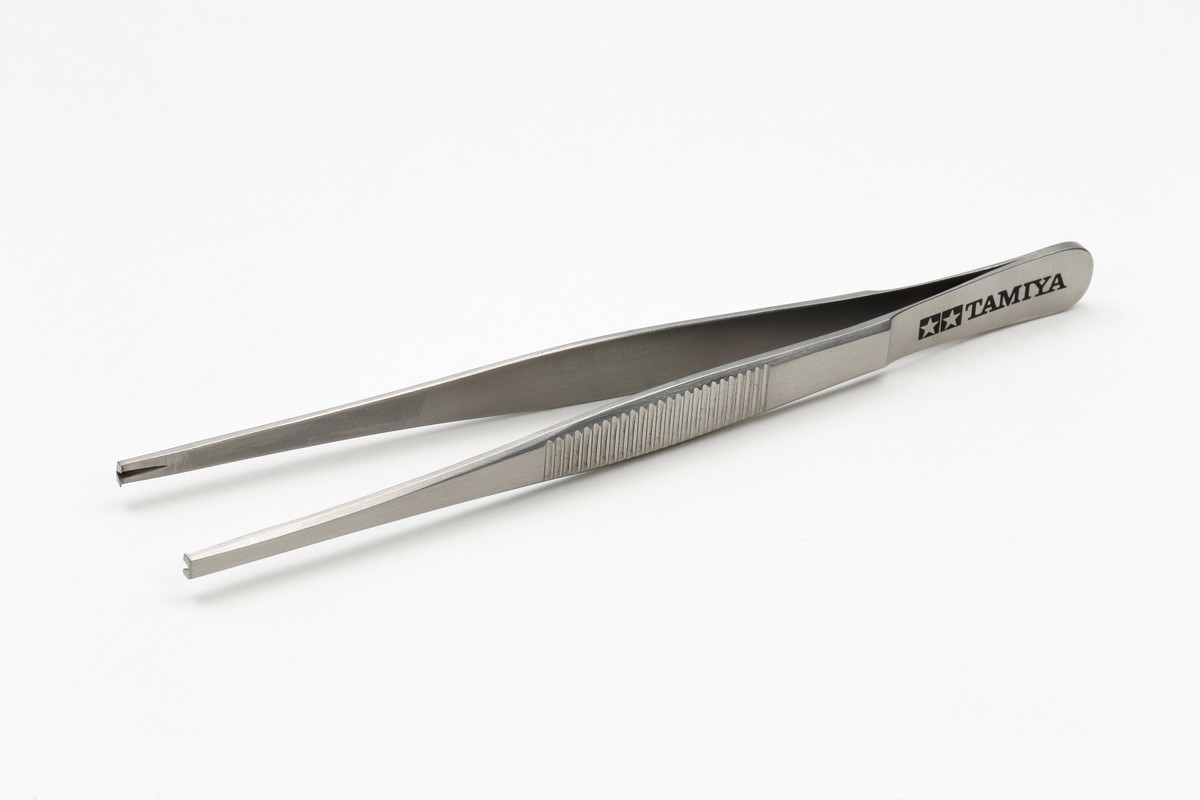 Tamiya Craft Tools 74155 HG Tweezers (Grip Type Tip)