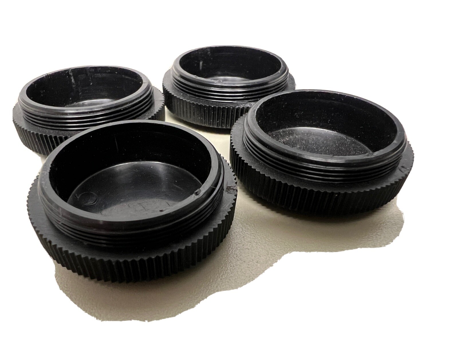 4PCS M26x0.706 Microscope Objective Dust Plugs Microscope Objective Lens Cover