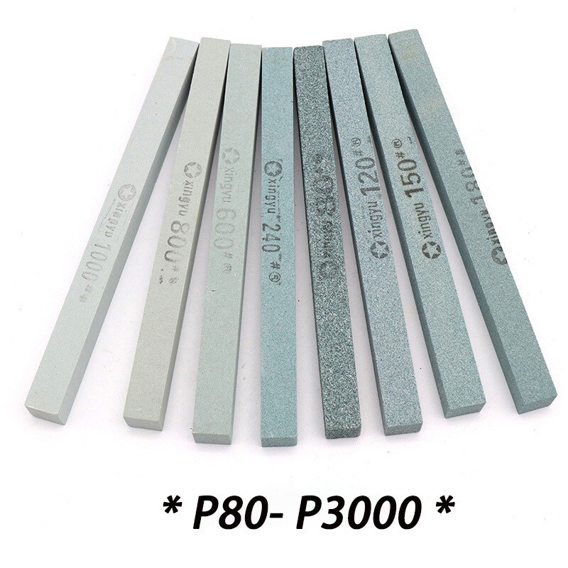 Sharpening Honing Stone 80 - 3000 Grit Various Size Whetstone Slipstones