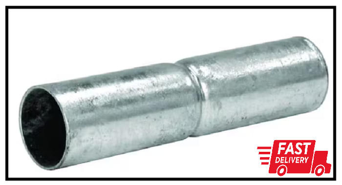 1-3/8 In. X 6 In. Galvanized Steel Chain Link Fence Top Rail Sleeve