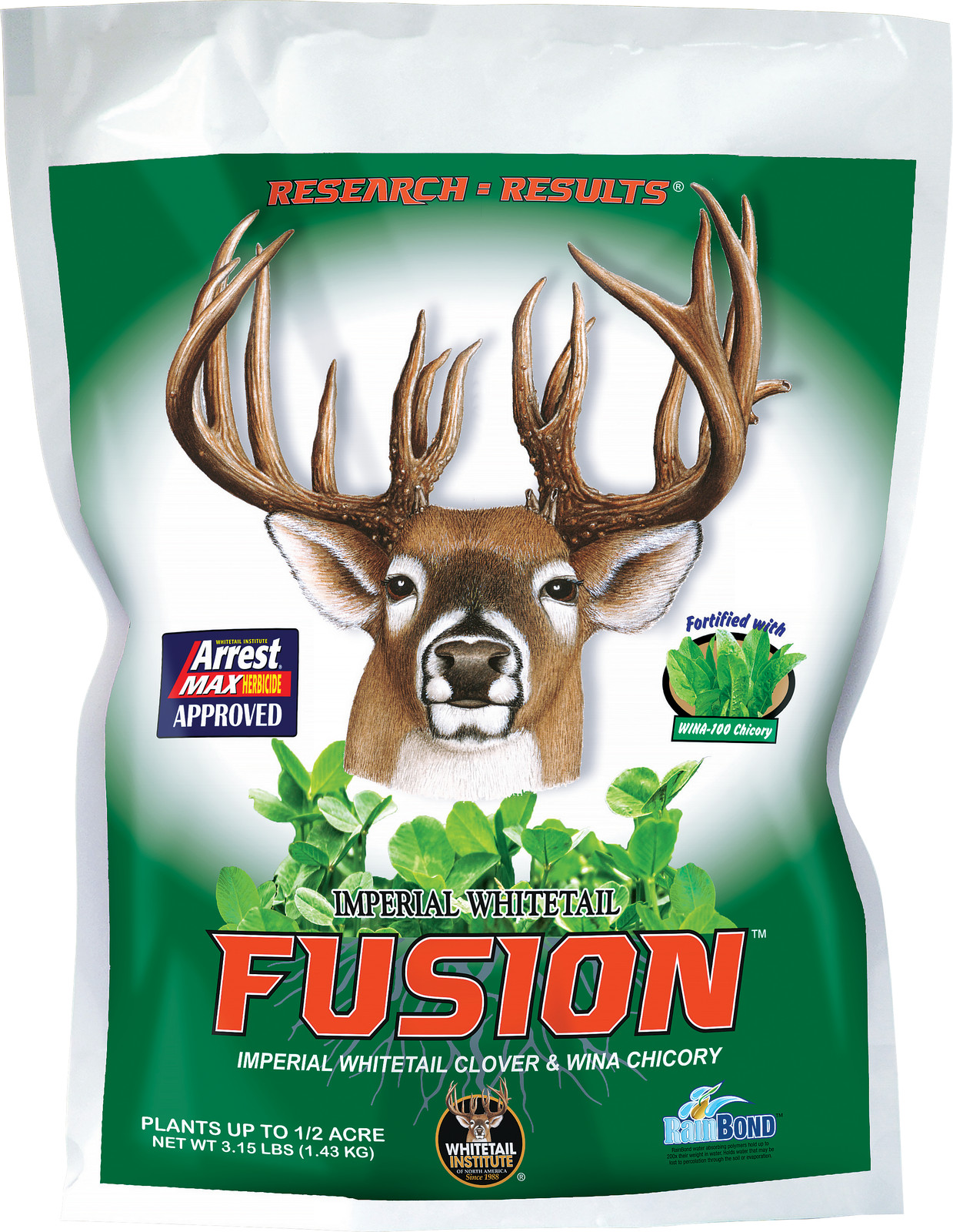Whitetail Institute Imperial FUS9.25 Fusion Perennial Deer Food Plot Seed, 9.25