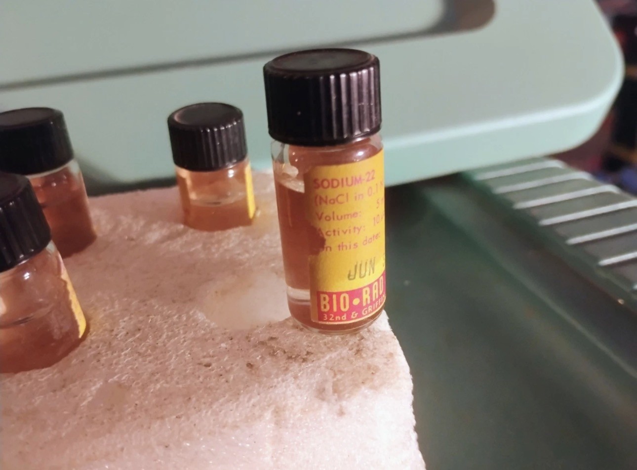 Bio-Rad Radioactive Controls Vintage Specimens