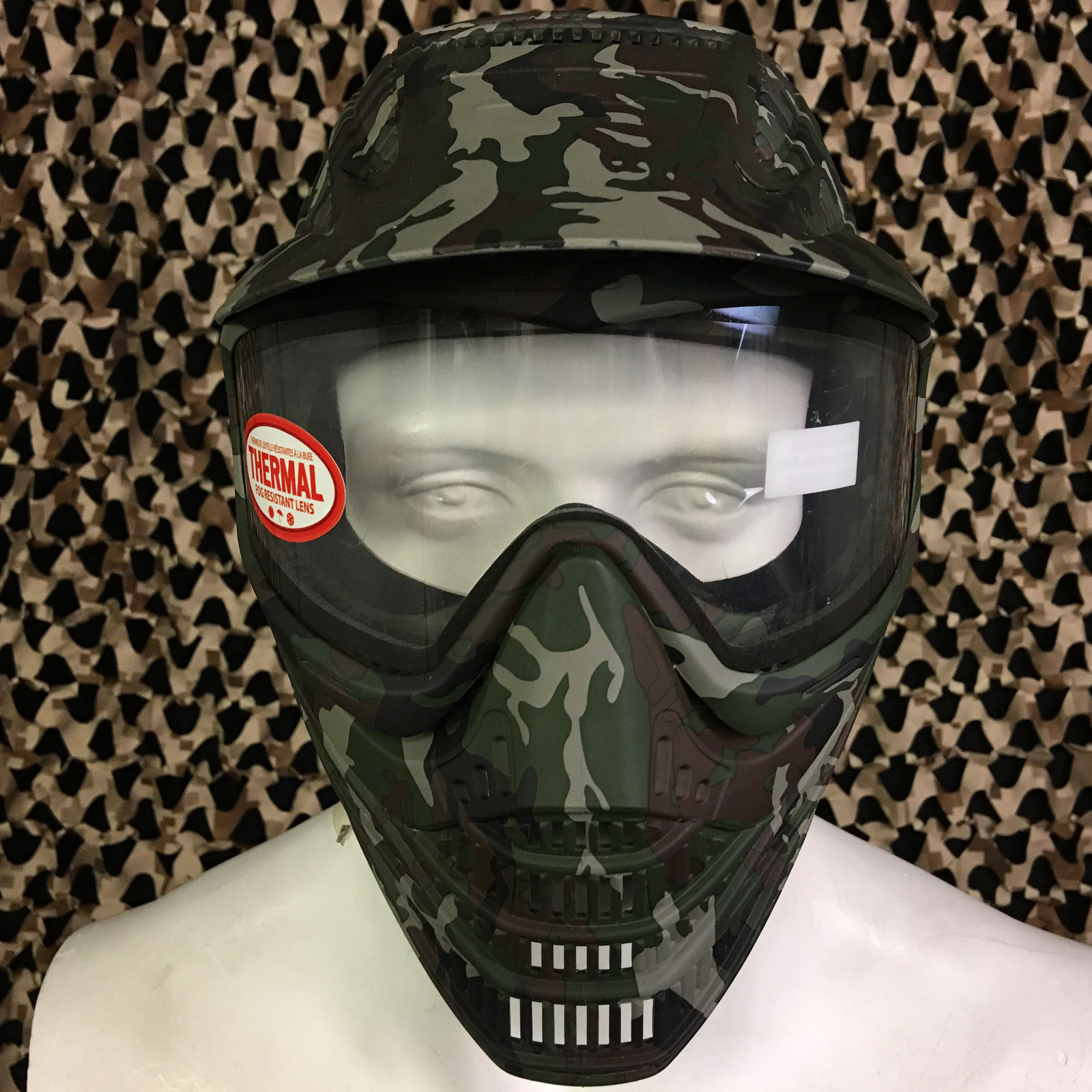 NEW JT Flex 8 Full Coverage Thermal Paintball Mask Helmet Goggle - Camo