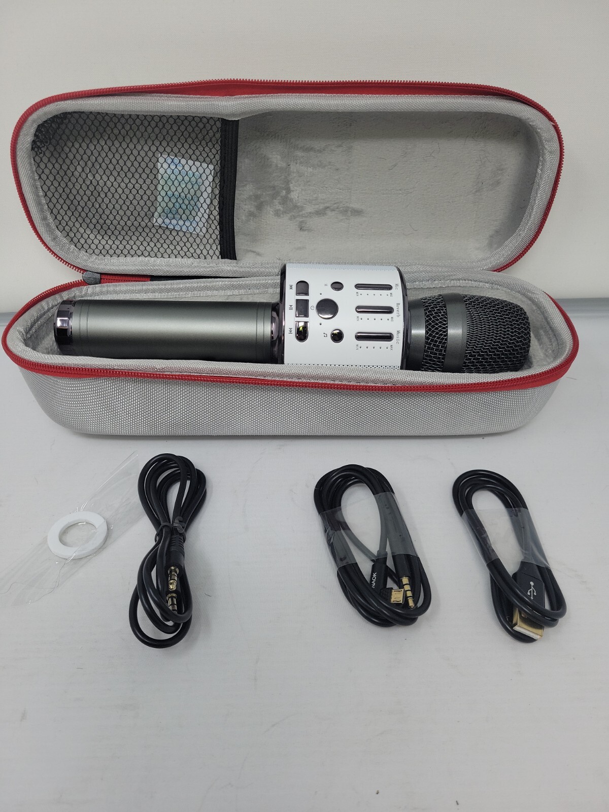 bonaok wireless bluetooth  microphone HiFi Speaker w Case